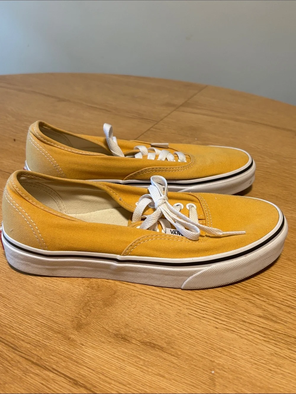 Vans Women’s Low-Top Canvas Sneakers in Yellow